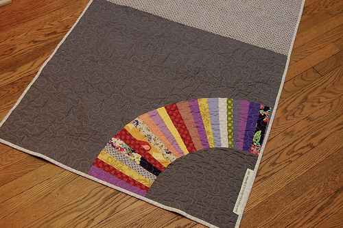 Back of the Sylvie quilt