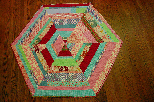 Hexagon Baby Quilt